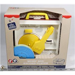 FISHER PRICE RECORD PLAYER IN BOX COMPLETE