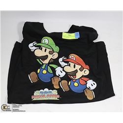 WOMENS PAPER MARIO BLACK TSHIRT MEDIUM