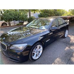 2012 BMW 750I XDRIVE, 4DR SEDAN, BLACK, VIN # WBAKC6C5XCC395492