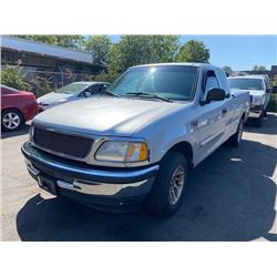 1998 FORD F-150 XL, 2DR PU, GREY, VIN # 2FTZX172XWCA39700