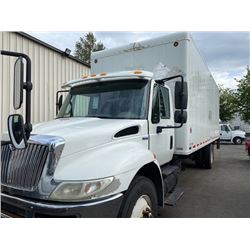 2008 INTERNATIONAL 4300 SBA 4X2, 2DR 5 TON, WHITE, VIN # 1HTMMAAP28H666672