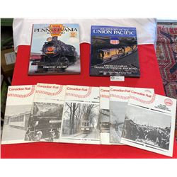 Lot of Hardcover Railway Books and Magazines