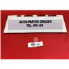 Image 2 : Vintage Taxi Cab Topper Sign with Embossed Lettering. All Original