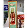 Image 2 : 2 Reproduction Signs Flirt Cola 30" H & Coca Cola 16" h