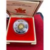 Image 2 : Royal Canadian Mint 2001 Year of the Snake 34 grams of 9025 Silver Lunar Coin in Beautiful Case and 