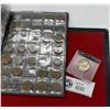 Image 2 : United States Penny Book with Some Pennies and a 1964 p Proof Nickle