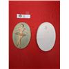 Image 2 : Vintage Chalkware Ballerina Wall Plaques