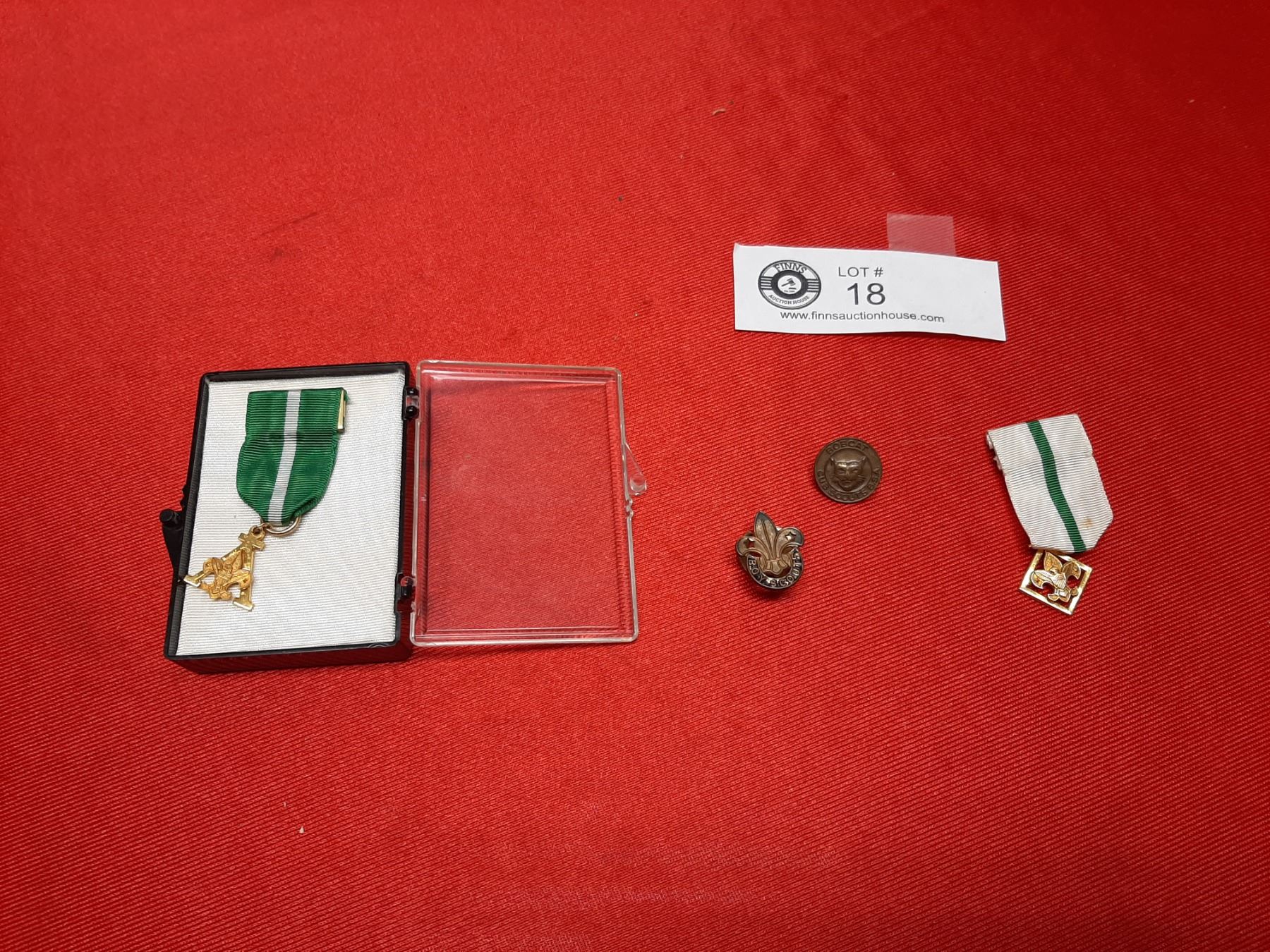 Vintage Boy Scouts Pins. Collins UK 2 are Gold Filled