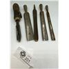 Image 1 : lot of 5 Vintage Wood Chisels