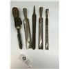 Image 2 : lot of 5 Vintage Wood Chisels