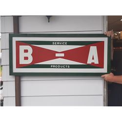 Custom Made BA Motor Oil Products Sign