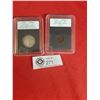 Image 1 : 2 Cased Coins France 1896-1918