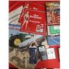 Image 1 : Lot of Stationary Items and John Deer Calendar, 2 Old Milwauke Calendar, Guns of the World Magazine