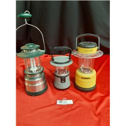 Lot of 3 Camping Lanterns