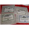Image 1 : Lot of 4Vintage Stock Certificates Western Union Maracaibo Oil Exploration Etc