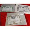 Image 1 : Lot of 3 Vintage Stock Certificates. American Sugar Company,Great Atlantic and Pacific Tea Co. Etc