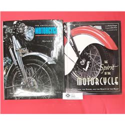 2 Large Hardcover Motorcycle Coffee Table books