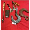 Image 1 : Vintage Hand Tool Lot and Big Hooks