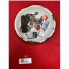 Image 1 : Vintage Enameled Dish with Lighters Guitar Picks etc