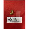 Image 2 : Heavy Miniature Fold Plated Binoculars Charm