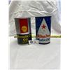 Image 1 : Vintage Shell Rimula CT oil and North Star William Pen Motor Oil tin