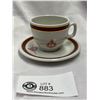 Image 1 : Royal Doulton Cup and Saucer Montefiore Club Montreal