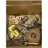 Image 2 : Box Lot of Vintage Hardware Hinges Etc