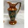 Image 2 : Art Deco Handpainted Muffineer set. (Sugar Sifter and Creamer)