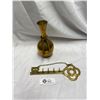 Image 1 : Nice Brass Vase and a Brass Key Holder