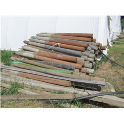 APPROX. 100 - 7' X 4'5" USED FENCE POSTS
