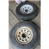 Image 1 : 3 - 8 BOLT TIRES & RIMS (ALL FOR ONE MONEY)