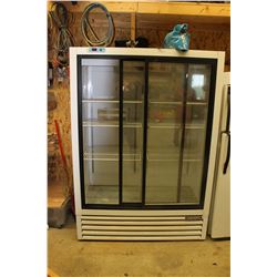 76" X 54" X 24" GLASS FRONT DISPLAY COOLER