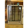 Image 1 : 76" X 54" X 24" GLASS FRONT DISPLAY COOLER