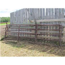2 - 16' GATES, 2 - 14' GATES, 1 - 10' GATE & 1 - 8' GATE (ALL FOR ONE MONEY)