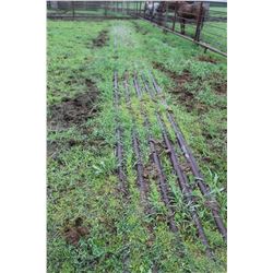 APPROX. 70' X 2 3/8" X 5 PIPE PORTABLE FENCE