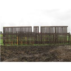 30' PIPE FRAMED WIND BREAK