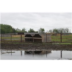 16' X 8' WOODEN CALF SHELTER