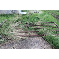 12' HIGH QUALITY GATE MOUNTED ON POST