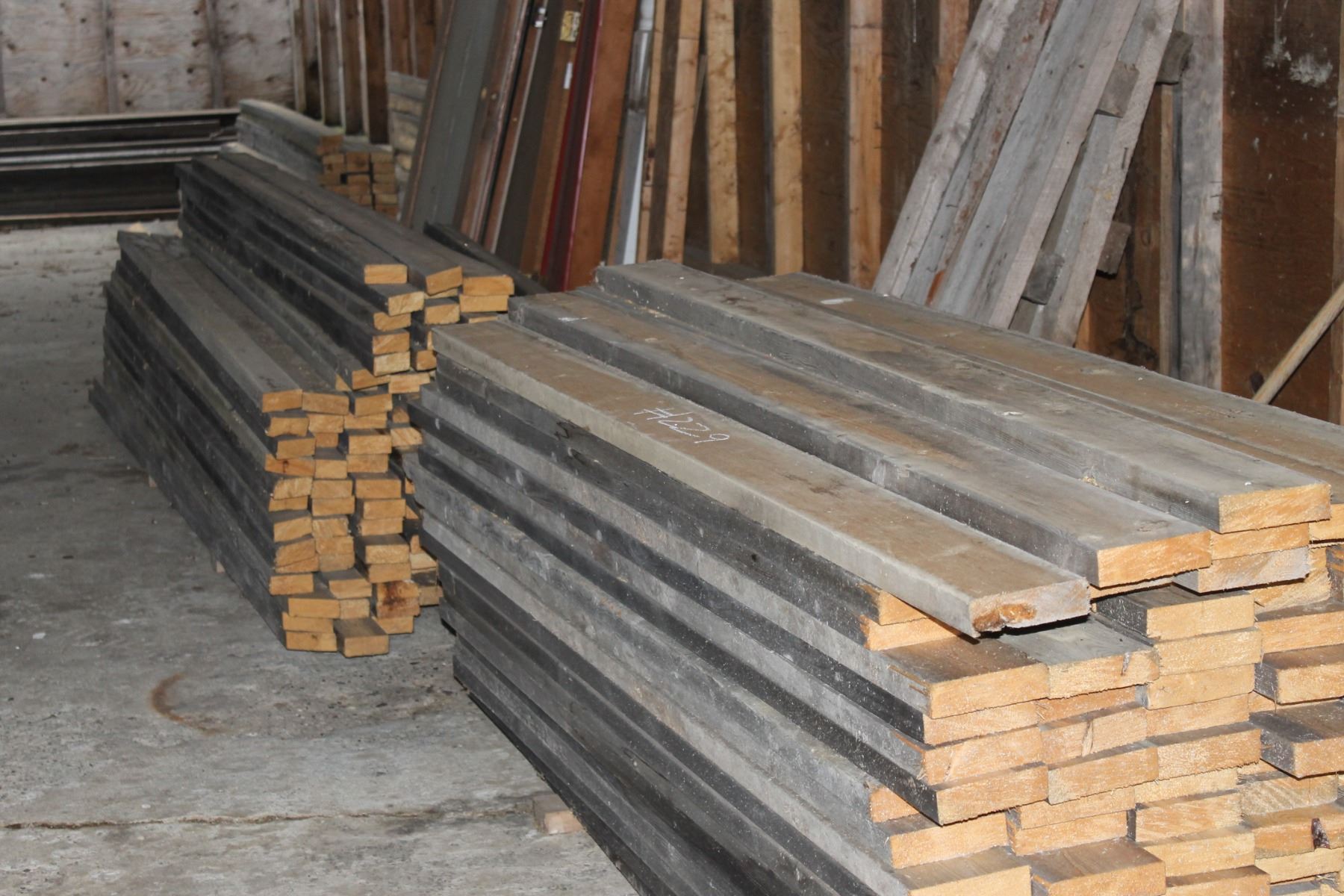 2X4 & 2X6 LUMBER IN EAST SHED