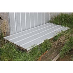 APPROX. 18 SHEETS OF 8' METAL CLADDING