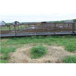 24' PIPE FRAMED FENCELINE FEED BUNK