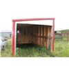 Image 1 : 10' X 10' METAL CLAD WOOD FRAMED OPEN END SHELTER/GARAGE