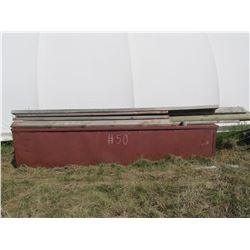 STEEL SHIPPING CRATE & TREATED LUMBER