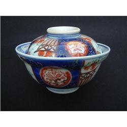 Antique Imari porcelain rice bowl  with gilded #947941