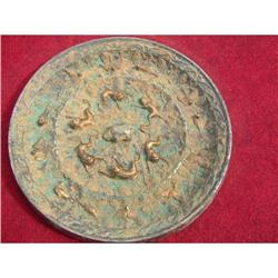 Antique Chinese gilded mirror dating to Tang #947962