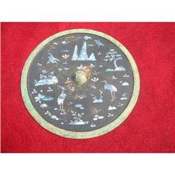 Antique Chinese bronze  mirror dating to Yuan #947963