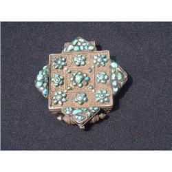 18th.-19th. century Tibetan silver Gao pendant #947999