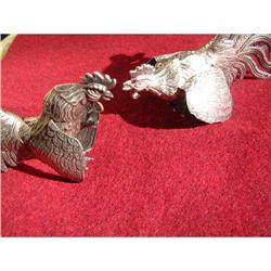 Sterling silver  Peruvian pair of fighting #948027