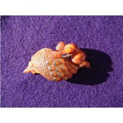 Antique exquisite carving in amber #948059