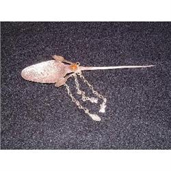 Colonial period silver spoon with decorations #948085